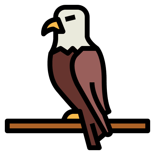 Eagle animals animal kingdom falcon icon
