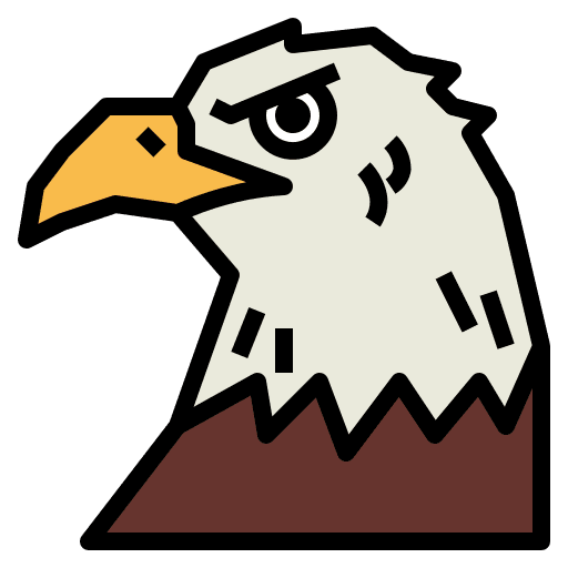 Eagle eagle animal kingdom falcon icon