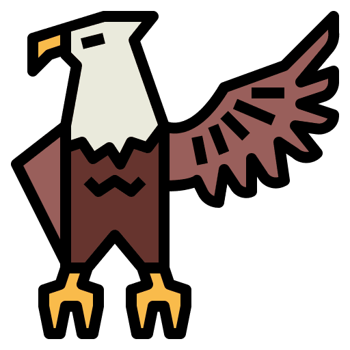 Eagle eagle falcon bird icon