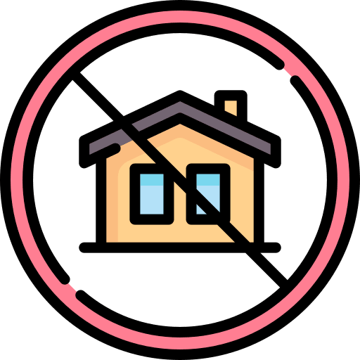 House signal home no house icon