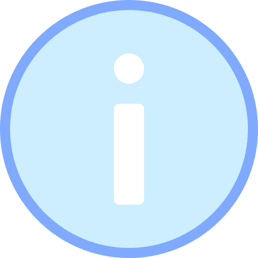 Information button communications interface icon