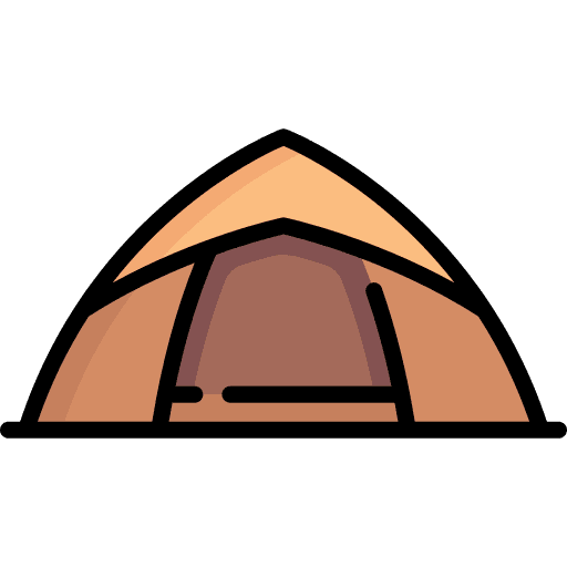 Tent vacation hobbies and free time travel icon Tent vacation hobbies and free time travel icon