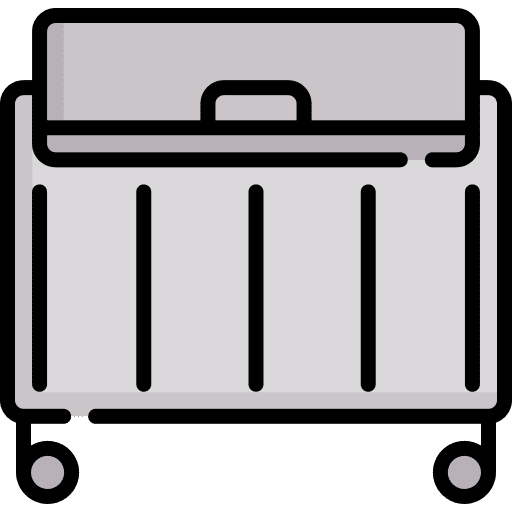 Trash bin trash bin trash garbage icon