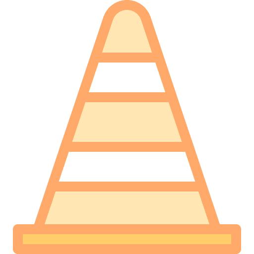Cone cone post transportation icon Cone cone post transportation icon