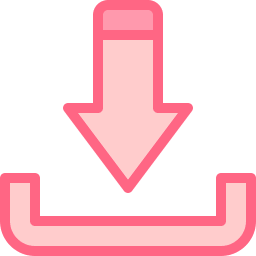Download direction interface download icon