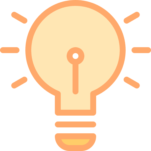 Idea electronics technology lightbulb icon