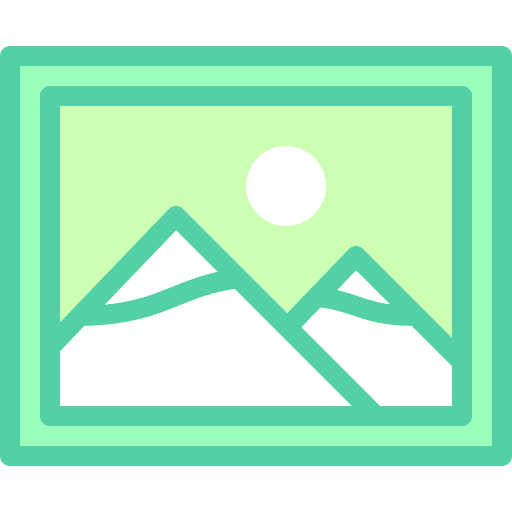 Picture frame photo scenery icon Picture frame photo scenery icon