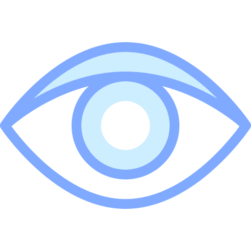 Vision optical vision visualization icon