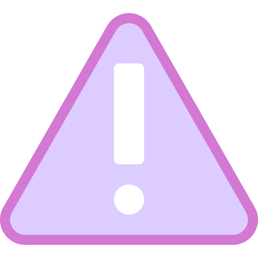 Warning caution triangle danger icon