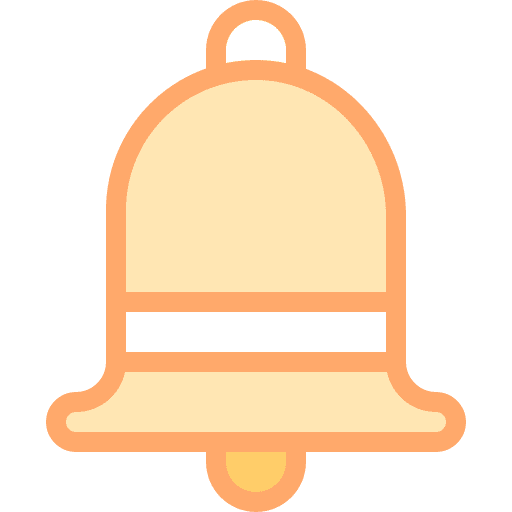 Alarm audio bell notification icon Alarm audio bell notification icon