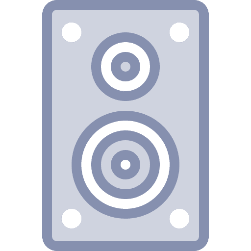 Speaker audio system music and multimedia electronics icon Speaker audio system music and multimedia electronics icon