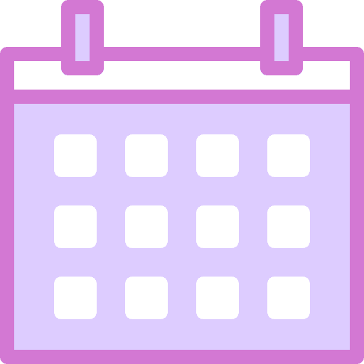 Calendar organization schedule interface icon Calendar organization schedule interface icon