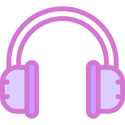 Headphone earphones music and multimedia audio icon Headphone earphones music and multimedia audio icon