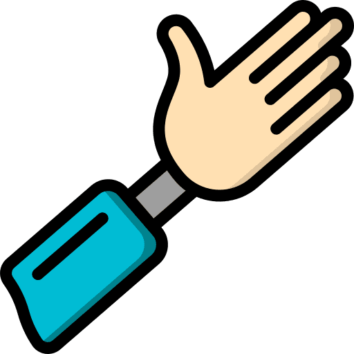 Arm fake hand arm icon
