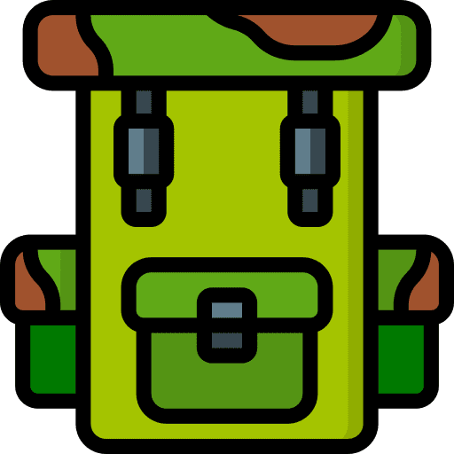 Backpack army accessories backpack icon