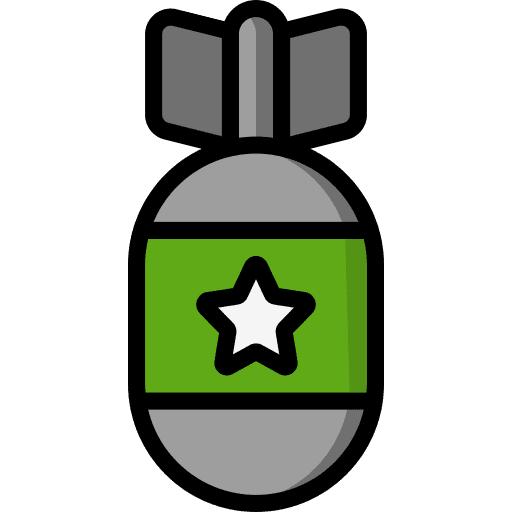 Bomb security war ammo icon