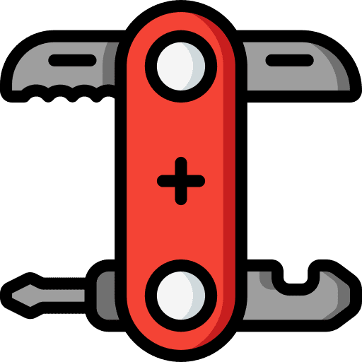 Knife tool blade survival icon