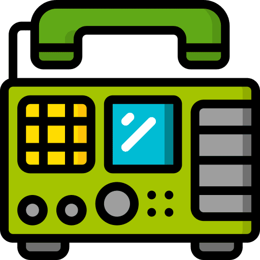 Radio security communication talk icon