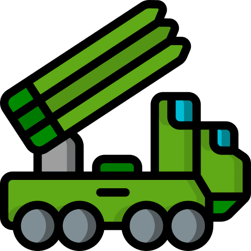 Truck security truck army icon