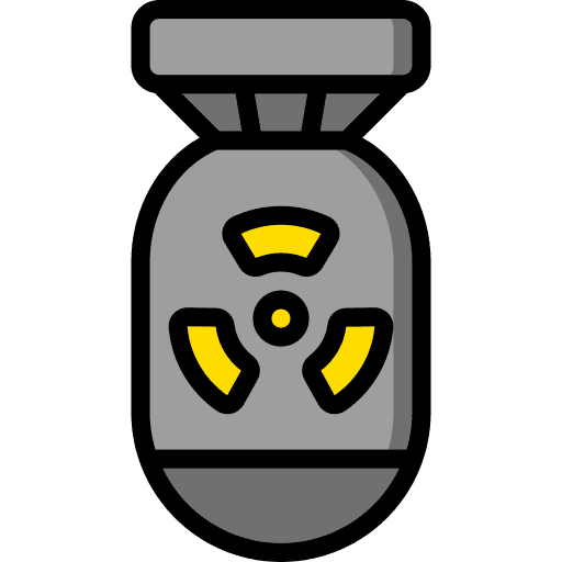 Bomb war bomb army icon