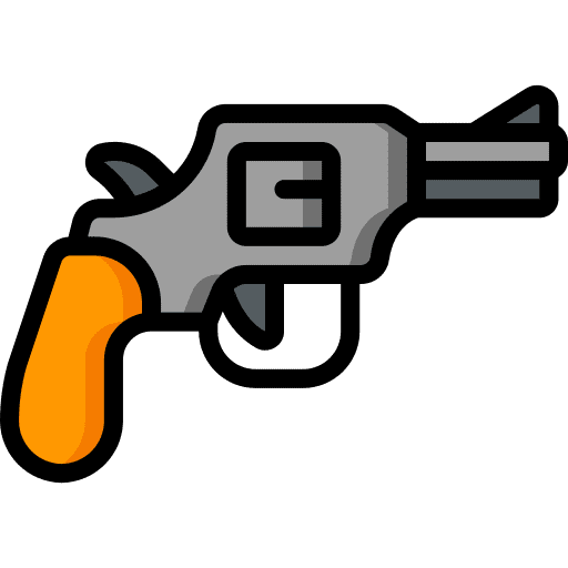 Gun army shoot gun icon