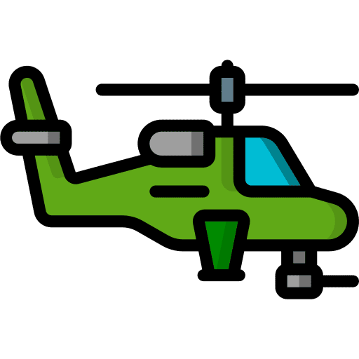 Heliciopter vehicle aircraft transport icon