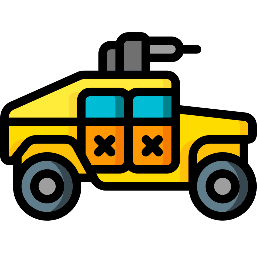 Jeep vehicle military jeep icon