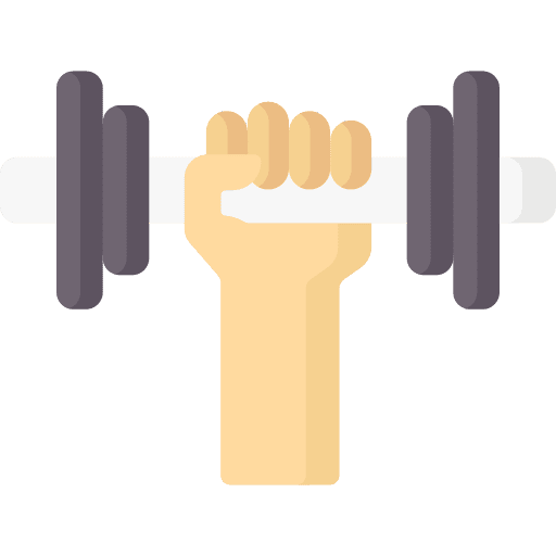 Gym sports and competition fitness weightlifting icon Gym sports and competition fitness weightlifting icon