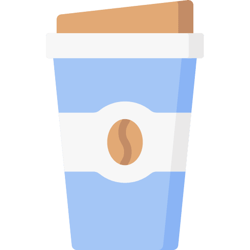 Caffeine coffee cup food and restaurant coffee shop icon Caffeine coffee cup food and restaurant coffee shop icon
