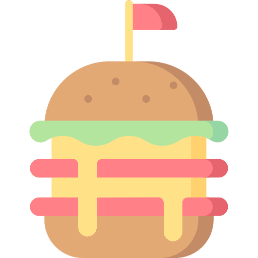 Junk food hamburger junk food burger icon Junk food hamburger junk food burger icon