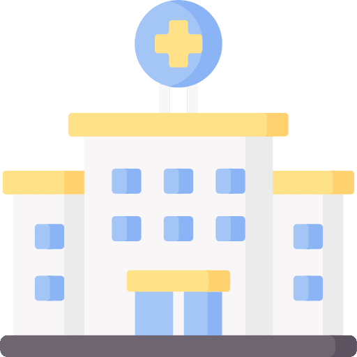 Rehabilitation building hospital rehabilitation icon Rehabilitation building hospital rehabilitation icon