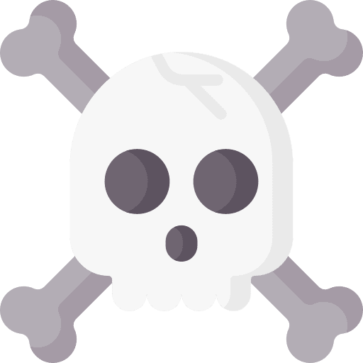 Danger danger head halloween icon Danger danger head halloween icon