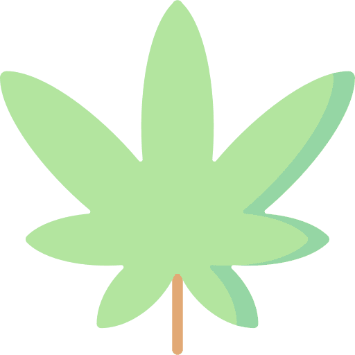 Marijuana cannabis drug weed icon Marijuana cannabis drug weed icon