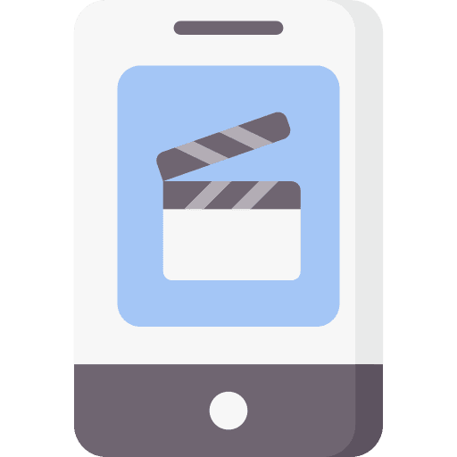 Movie smartphone film entertainment icon Movie smartphone film entertainment icon