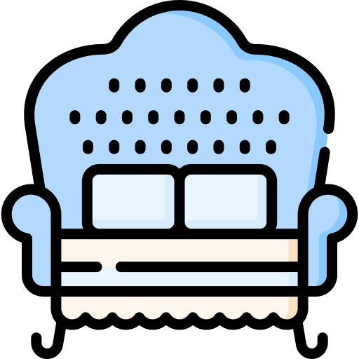 Bed bedroom double bed hotel icon Bed bedroom double bed hotel icon