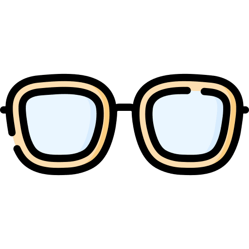 Eye glasses optical vision ui icon