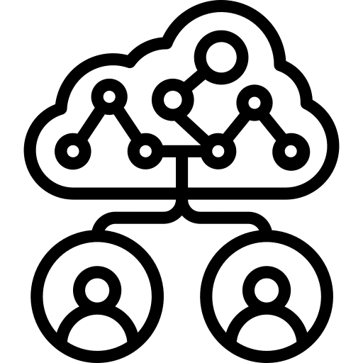 Cloud intelligence cloud cloud intelligence processor icon Cloud intelligence cloud cloud intelligence processor icon