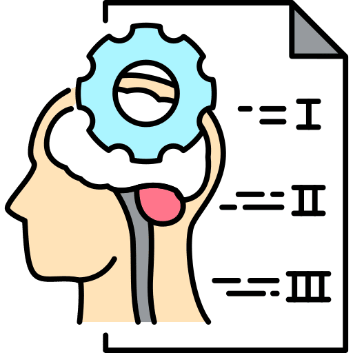 Medical brain education science icon