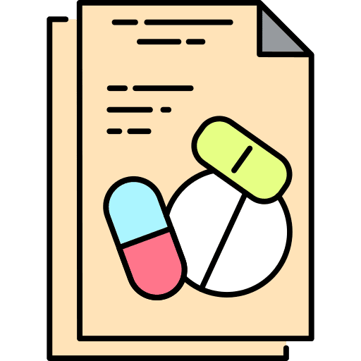 Medical pills science healthcare and medical icon