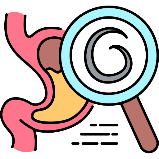 Science stomach anatomy body part icon Science stomach anatomy body part icon