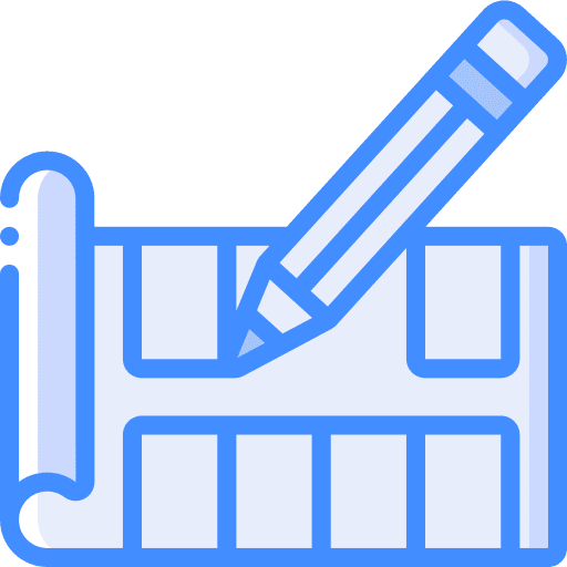 Blueprint plot blueprint map icon