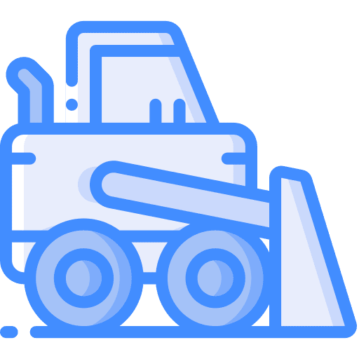 Bulldozer mechanical bulldozer loader icon