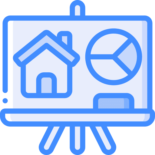 Presentation real estate plans planning icon