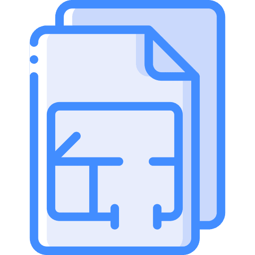 House plan document draft documentation icon