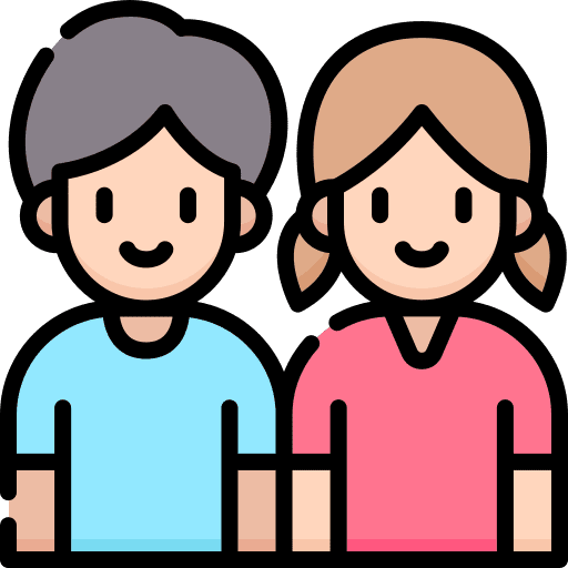 International childrens day hug sun friends icon