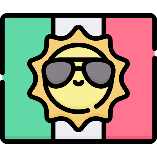 Ferragosto italy sun summer icon Ferragosto italy sun summer icon