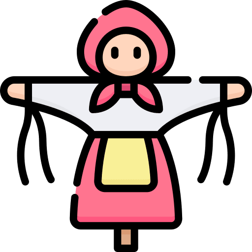 Russia dress fashion clothing icon Russia dress fashion clothing icon