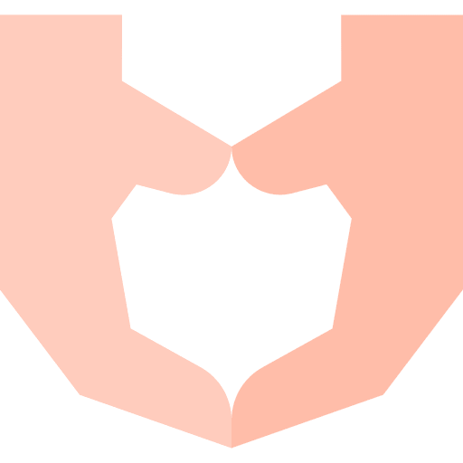 Heart shape heart finger icon Heart shape heart finger icon