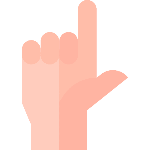 Point finger up hand gesture icon Point finger up hand gesture icon
