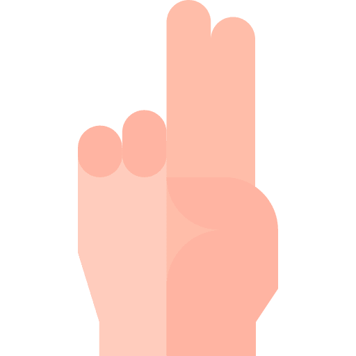 Two fingers finger up index finger two fingers icon Two fingers finger up index finger two fingers icon